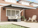 Awning Frame Manual Anthracite 3.5 x 2.5 m Aluminium 46866