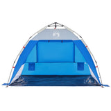 ZNTS Beach Tent 2-Person Azure Blue Quick Release Waterproof 4005299