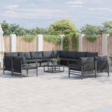 Garden Sofa Set Anthracite Steel 3379037