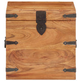 Chest 40x40x40 cm Solid Acacia Wood 289639