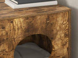 Cat House Smoked Oak 42.5 x 40 x 53 cm Engineered Wood 8000676