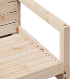 Garden Lounge Set Pine Wood Solid Pine Wood Medium 832552