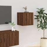 Wall Mounted TV Cabinets 2 pcs Brown Oak 40x34.5x40 cm 816655