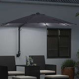 Garden Parasol Manual Anthracite 248 x 248 x 148 cm 42003245