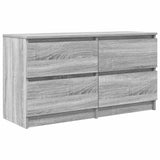 TV Cabinet Grey Sonoma 100x35x54 cm Engineered Wood 861801
