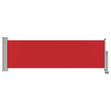 Patio Retractable Side Awning 80x300 cm Red 48363