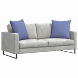 Sofa Pillows 2 pcs Jeans Blue 80 x 80 cm Fabric 42014054