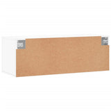 Wall Cabinet White 100x36.5x35 cm Engineered Wood 830148