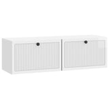 Wall-Mounted TV Cabinet High Gloss White 98 x 31 x 30 cm 898049