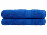 Premium Bath Towels "SOLUND" 2 pcs Blue 100x150 cm 600 gsm 137191