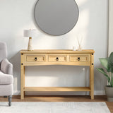 Console Table "Corona" 114x34.5x73 cm Solid Wood Pine 4005666