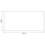 Doormat Light Grey 250 x 120 cm 100% Polyamide 42045764