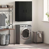 Wall Cabinet Black Oak 69.5 x 34 x 90 cm Engineered Wood 879521