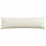 Sofa Pillows 2 pcs Cream 145 x 40 cm Corduroy Fabric 42013851