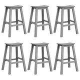 Garden Bar Set 6 pcs Light Grey HDPE 3335809