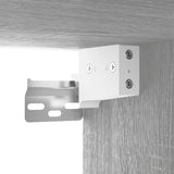 3 Piece Wall-mounted TV Cabinet Set Grey Sonoma 80x34,5x40 cm 3188364