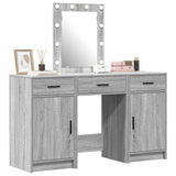 Dressing Table with Door Grey 50 x 41 x 135 cm Engineered Wood 3334259