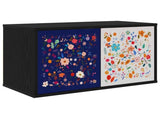Wall-mounted TV Cabinet MAINZ 69 x 33 x 40 cm Black Oak 8007140