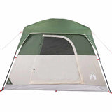 Camping Tent Cabin 4-Person Green Waterproof 94542