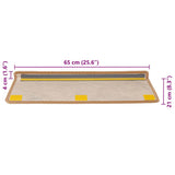 Stair Mats Self-adhesive Sisal-Look 30 pcs 65x21x4 cm Sisal 3365889