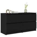 TV Cabinet Black 100x35x54 cm Engineered Wood 861797