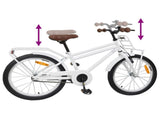 Kids Bike 20 Inches for 6-11 Years Old White 42009275