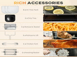 12L 8 in 1 Digital Air Fryer Oven with Roast, Bake, Dehydrate, 8 Preset Modes, Rapid Air T3398P344437