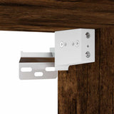 Wall-mounted Bedside Cabinets 2 pcs Smoked Oak 45x26x28.5 cm 858605
