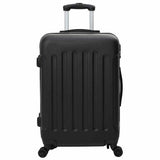 Suitcase with Lock 3 pcs Black 50 x 31 x 78 cm ABS Plastic 42006229