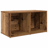 TV Cabinet Set Wall-mounted 3 pcs Brown Engineered Wood 3393252