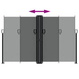 Retractable Side Awning Anthracite 160x600 cm 4004628
