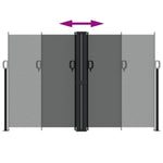 Retractable Side Awning Anthracite 160x1000 cm 4004733