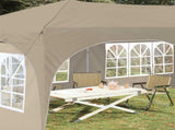 Pop-up Party Tent 575 x 288 x 245 cm Cream Oxford Fabric 42019889