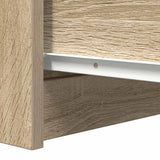 Sideboard with Drawers Sonoma Oak 37.5x35x99 cm Engineered Wood 861762