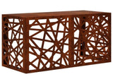 Air Conditioner Cover Rusty 90 x 40 x 60 cm Weathering Steel 8014156