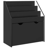Kids Bookshelf Black 60 x 29.5 x 69 cm Engineered Wood 892390