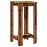 Bar Table Old Wood 51x50x103.5 cm Engineered Wood 854407