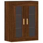 Wall Mounted Cabinets 2 pcs Brown Oak Engineered Wood 3197904