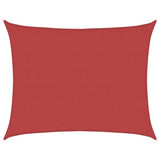 Sunshade Sail 160 g/m Red 6x7 m HDPE 311634
