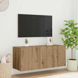 TV Wall Cabinet Artisan Oak 100 x 35 x 41 cm Engineered Wood 886251