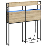 Headboard with Shelf Sonoma oak 100 cm Engineered wood 859681
