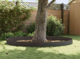 Lawn Edging 10 pcs 103 x 30 cm Steel Black 8008504