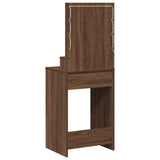 Dressing Table Brown Oak 50 x 41 x 135 cm Engineered Wood 865097