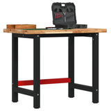 Workbench 100x60x83 cm Solid Wood Acacia Rectangular 3309669