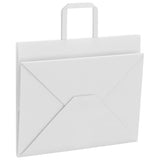 Paper Bags 250 pcs with Handles White 32x22x24 cm 4101847
