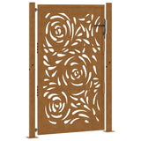 Garden Gate 100x150 cm Weathering Steel Flame Design 4100996