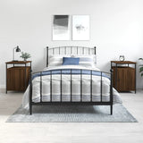 Bedside Cabinets 2 pcs Brown Oak 40x42x60 cm Engineered Wood 825872