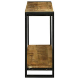 Console Table Brown 120 x 33 x 75 cm Solid Mango Wood 4104733