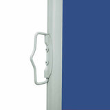 Patio Retractable Side Awning 600x160 cm Blue 313377
