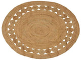 Area Rugs Natural 180 cm Jute 42010802